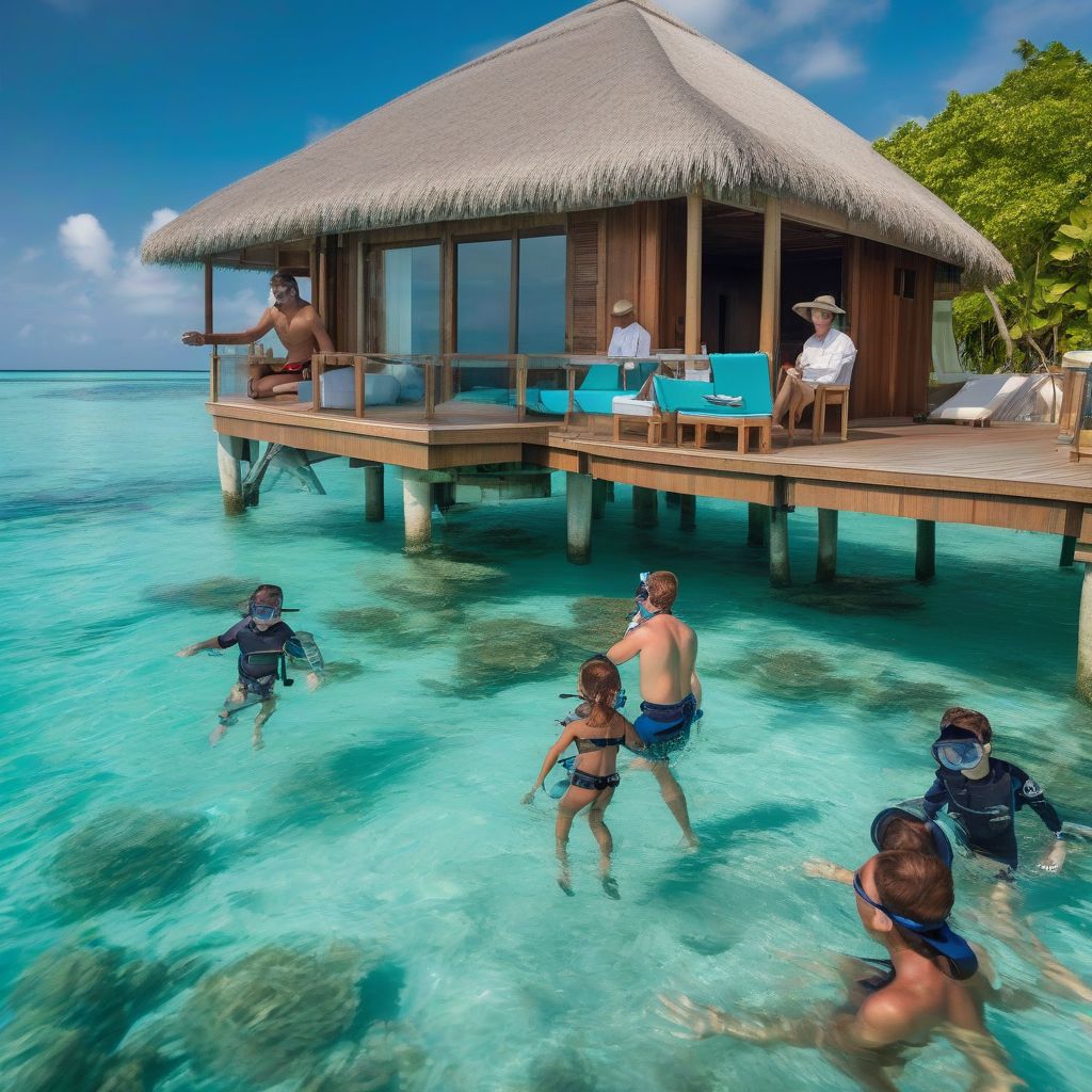 Snorkeling in the Maldives